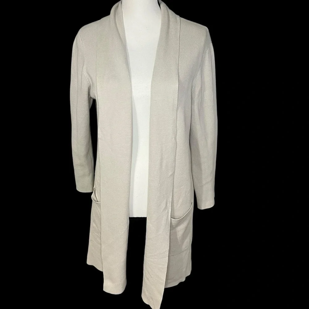 Eileen Fisher open front cardigan
